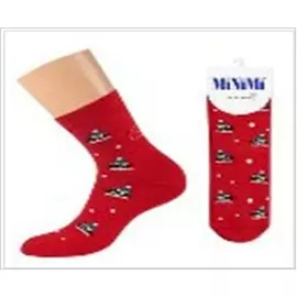 Носки женские миними инверно плюшевые блу чаро зима 3300-5