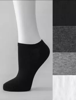 Носки женские ойман 1 пара р.36-41 укорочкенные 1.5 см черный vn078-2