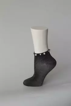 Носки женские ойман р.35-41 черный короткие wa5127