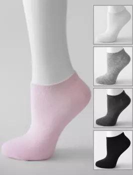 Носки женские ойман р.37-41 1 пара 3 см розовый/серый/черный/белый vn200-2001