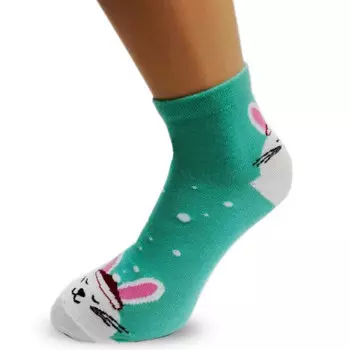 Носки женские тач р. 23-25 медведь/пингвин новый год 2243