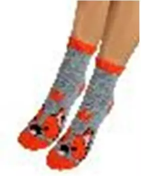 Носки женские тач р.23-25 серый лисичка 2076