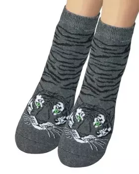Носки женские тач р. 23-25 тигр новый год 2244