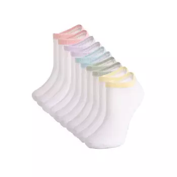 Носки женские театро р.39-41 сетка белые с цветной резинкой 12- 1- w