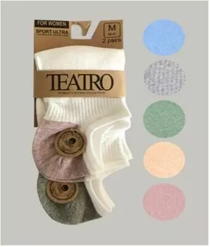 Носки женские театро спорт р.35-38 в ассортименте 2 пары