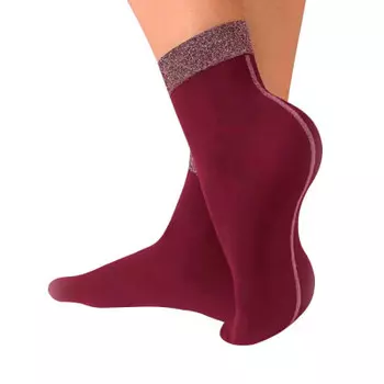 Ноские женские Фантазия бордо р.23-25 16с-125сп