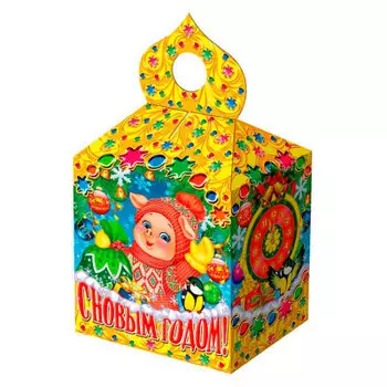 Новогодний подарок фонарик 400г флагман