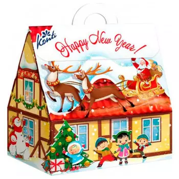 Новогодний подарок сладкая магия 400г Konti