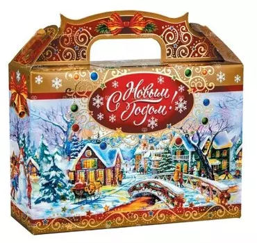 Новогодний подарок сюжет 1100 г рубин