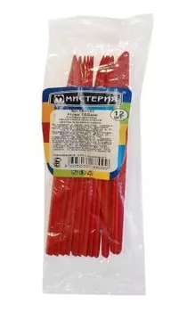 Нож красный мистерия 12 шт
