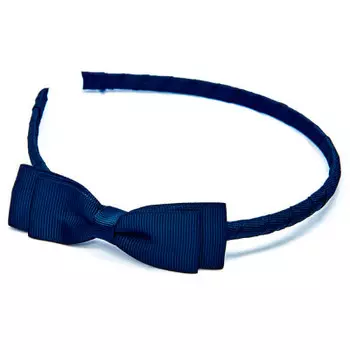 Ободок бант черный 1085