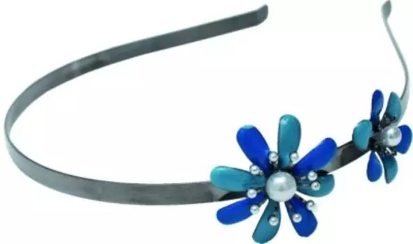 Ободок для волос Beauty style 2 цветка 58569