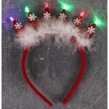 Ободок карнавальный светящаяся корона 19*15 см ну-2463