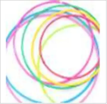 Обруч одноцветный 50 см pl2031