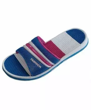 Обувь пляжная женская н5450 р38 красно-синий