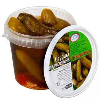 Огурцы ферэльгам 1000г маринованные праздничные