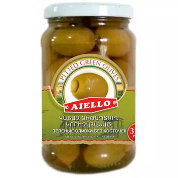 Оливки Aiello без косточек 350г