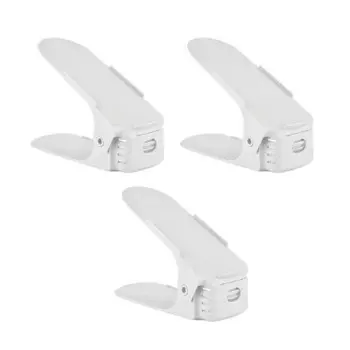 Органайзер для обуви регулируемый 25*10 см Тут Просто белый sr-005 3шт