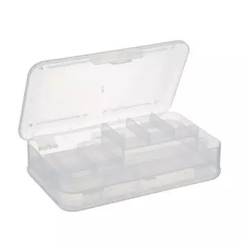 Органайзер двухсторонний 22,5*13,5*5,3см Бытпласт бесцветный 4312667