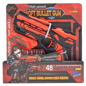 Оружие бластер 6-зарядный fj801