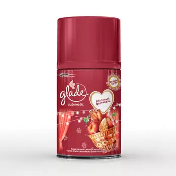 Освежитель воздуха Glade 269мл яблочный фестиваль сменный блок