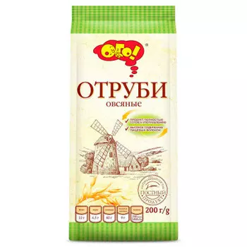 Отруби ого 200 г овсяные