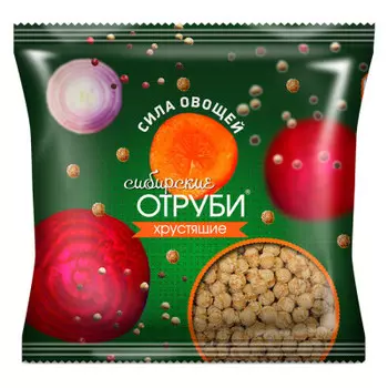 Отруби сибирские 100г сила овощей пакет