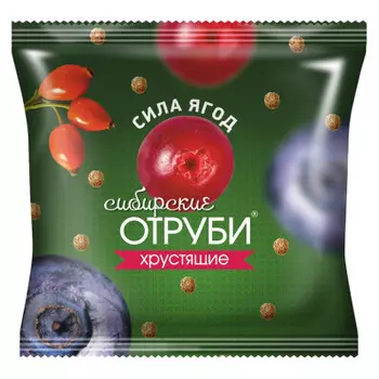 Отруби Сибирские 100г сила ягод пакет