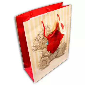 Пакет картон малый 12*15см ассорти СанВест