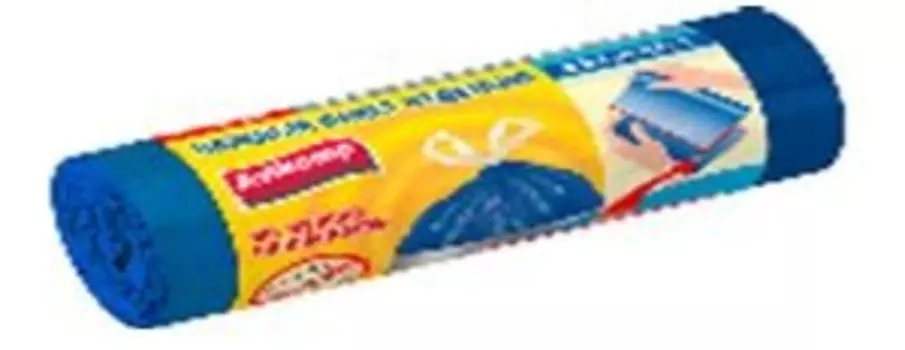 Пакеты д/ мусора авикомп престиж 35 л 15 шт с завязками голубой