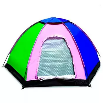 Палатка туристическая 4-х местная однослойная индиана 240*210*130см вилдман 81-624