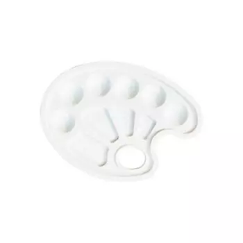 Палитра овальная пластик 29838