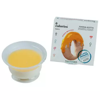 Панна-котта банановая с топпингом из апельсина и ананаса 110 г 0 калорий