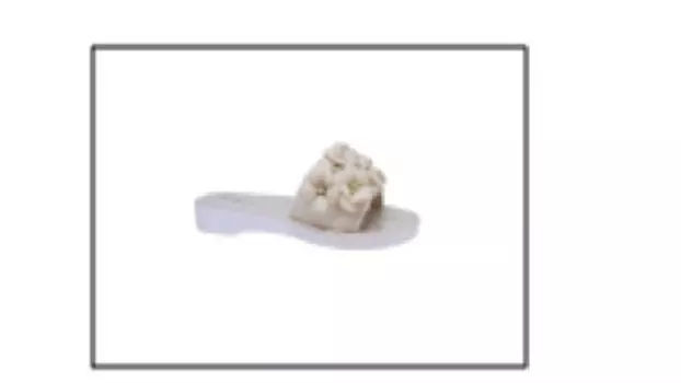 Пантолеты пляжные женские цветы из пвх р.36-40