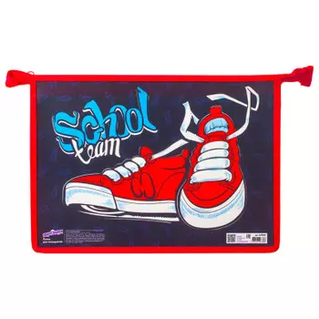 Папка для тетрадей а4 Юнландия 1 отделение шейкерс на молнии 229104