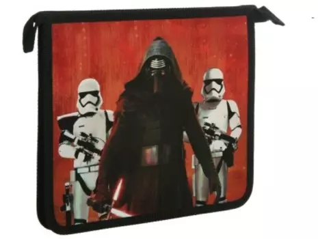 Папка для тетрадей а5 центрум звездные войны пластик на молнии 87285