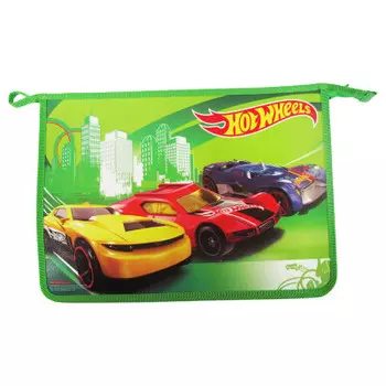 Папка для тетрадей центрум хот вилс а4 на молнии пластик 88757