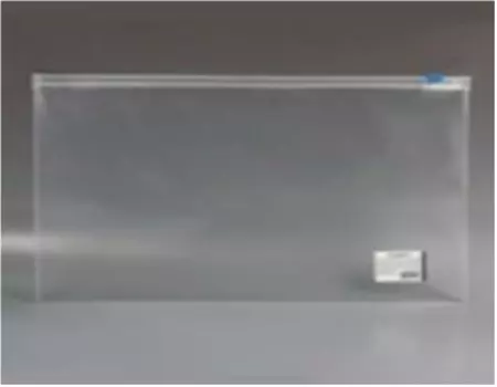 Папка-конверт а4 стафф на молнии прозрачный 224979