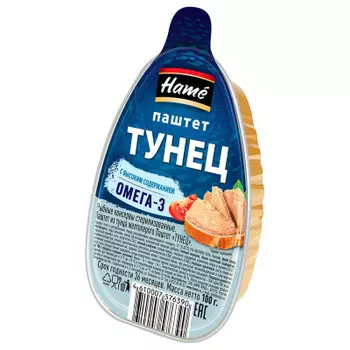 Паштет хаме 100 г тунец лоток