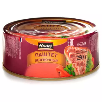 Паштет Hame 250г печеночный ж/б