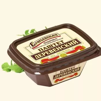 Паштет из печени деревенский 150г мясное колбасное изделие егорьевская фабрика