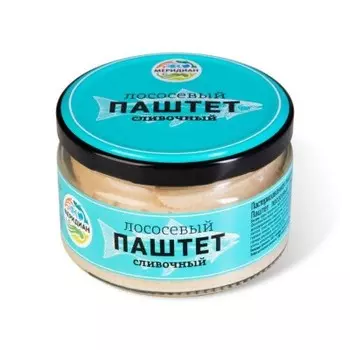 Паштет лососевый сливочный 200 г меридиан