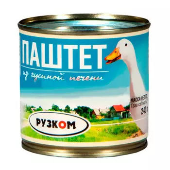 Паштет Рузком из гусиной печени 240г