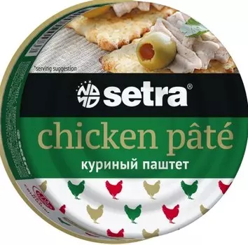 Паштет сетра 100 г куриный ж/б