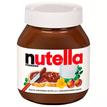 Паста Nutella 630г ореховая с добавлением какао
