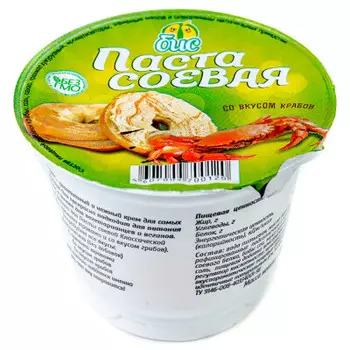 Паста соевая 250 г вкус краба боб и соя