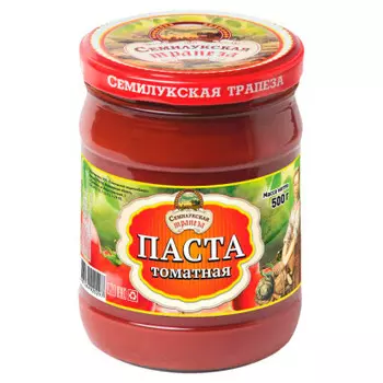 Паста томатная семилукская трапеза 500 г ту ст/б твист
