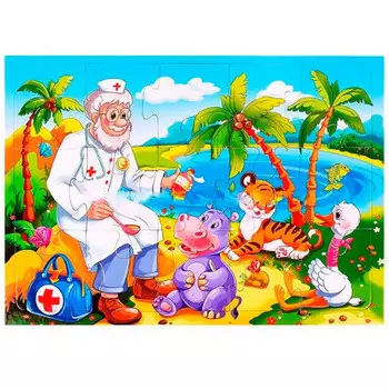 Пазл Рыжий кот 15эл любимая сказка рамка п15-6990