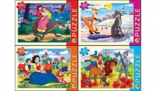 Пазл рыжий кот 35эл в гостях у сказки п35-3255