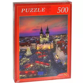 Пазл рыжий кот 500эл италия город менаджо/староместская площадь ги500-8285/кб500-7925